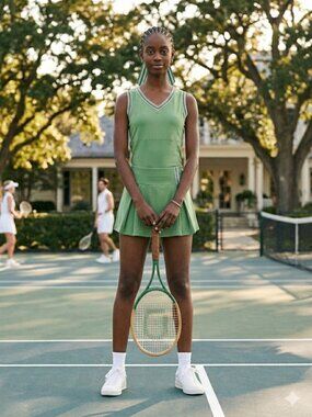 💕HEAD + HEAD x VERONICA BEARD💕 Tank Top + Skort Set ~ Sage XL NWT